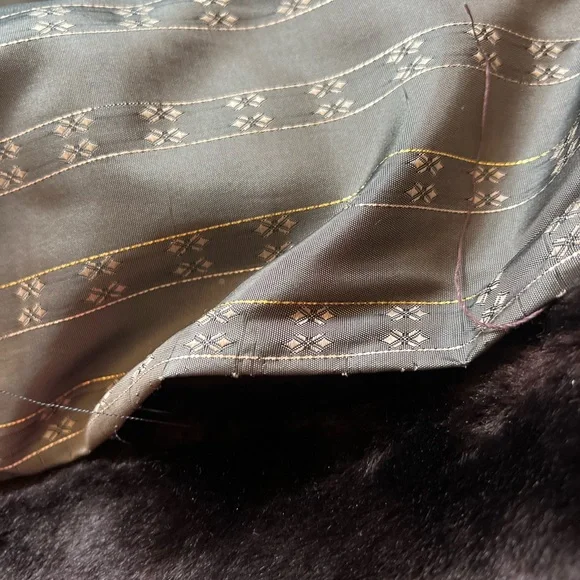 Women’s Faux Fur Coat - Brown - Picture 4 of 6